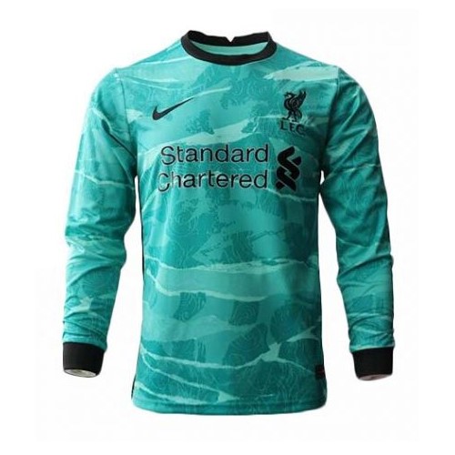 Tailandia Camiseta Liverpool Segunda Equipación ML 2020-2021 Verde